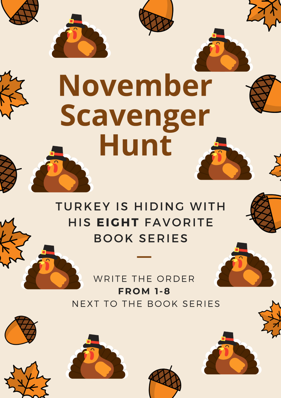 Nov. Scavenger Hunt